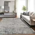 thumbnail image 1 of Superior Acer Distressed Abstract Area Rug, 10' x 14' Rugs for Living Room Bedroom, Blue, 1 of 6