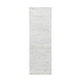 thumbnail image 1 of Superior Aero Hand-Braided Wool Runner, 2’ 6" x 8', Light Grey, 1 of 8