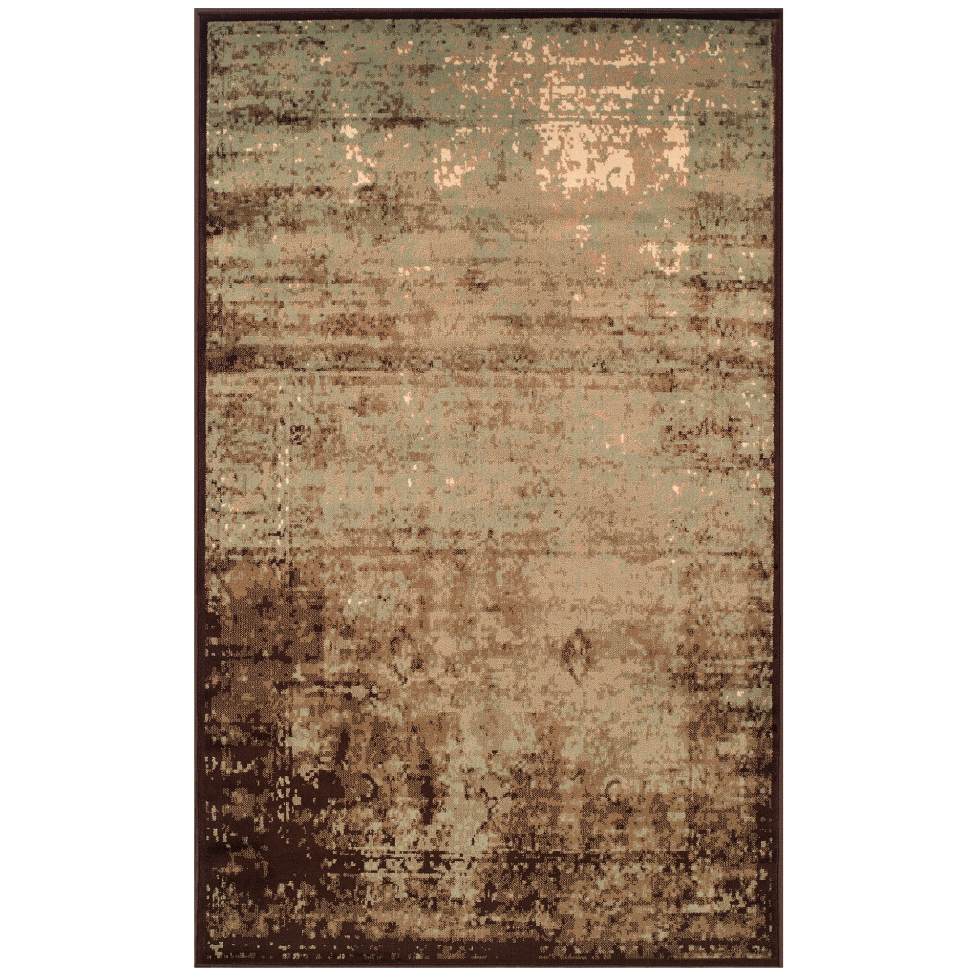 Superior Afton Acid Wash Modern Indoor Area Rug, Slate, 7' x 9'