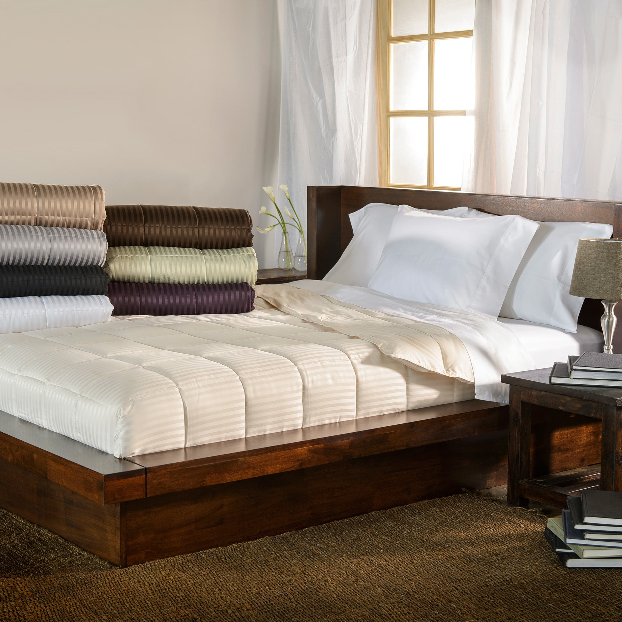 Superior Allseason Reversible Hypoallergenic Down Alternative Blanket