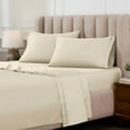 thumbnail image 1 of Superior Egyptian Cotton Deep Pocket 1000 TC Sheet Set, Full, Ivory, 1 of 14