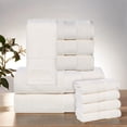 thumbnail image 1 of Superior Aria Turkish Cotton 10-Piece Towel Set, Ultra Soft Heavyweight Towels, Ivory, 1 of 6