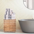 thumbnail image 1 of Superior Athens 8-Piece Cotton Greek Scroll Towel Set, Ivory-Gray, 1 of 9