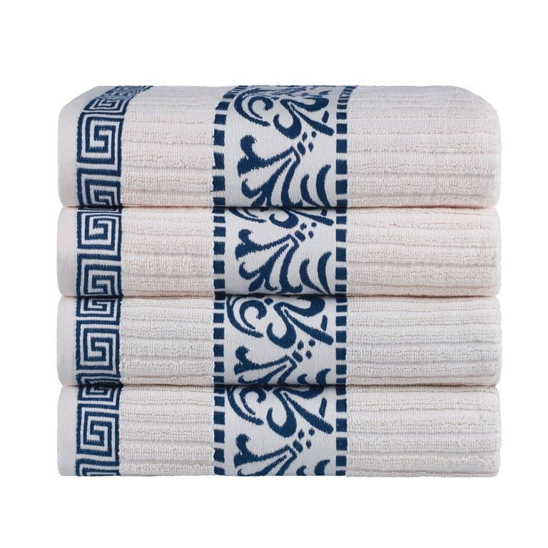 Navy blue discount decorative bath towels