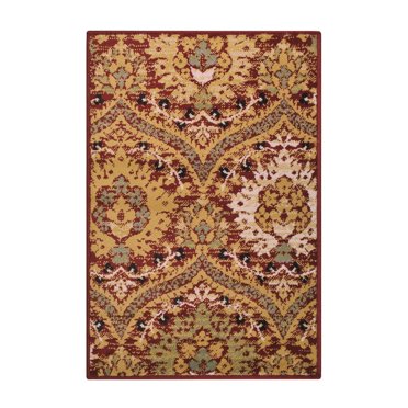 Loloi II Layla Printed Oriental Distressed Spice / Marine Area Rug ...