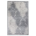 thumbnail image 1 of Superior Avita Oversized Modern Medallion Runner Rug, Platinum, 5' x 8', 1 of 6