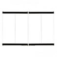 thumbnail image 1 of Superior BD50 50 in. Extruded Aluminum Bi-Fold Doors with Door Track & Rail - Black, 1 of 1