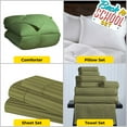 thumbnail image 1 of Superior Back To School Kit, Dorm Bundle, Twin/ Twin XL, Green, 1 of 5
