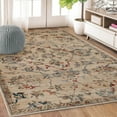 thumbnail image 1 of Superior Basilio Modern Medallion Indoor Area Rug, 4' x 6', Red, 1 of 7