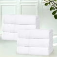 thumbnail image 1 of Superior Belmont 6 Piece Zero Twist Hand Towels, Ultra Soft Cotton Towels, White, 1 of 10