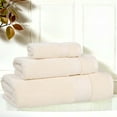 thumbnail image 1 of Superior Belmont Zero Twist Ultra-Soft 3 Piece Towel Set, Ivory, 1 of 10