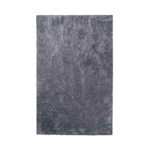 Superior Berlin Indoor Plush Shag Area Rug, 5' x 8', Grey