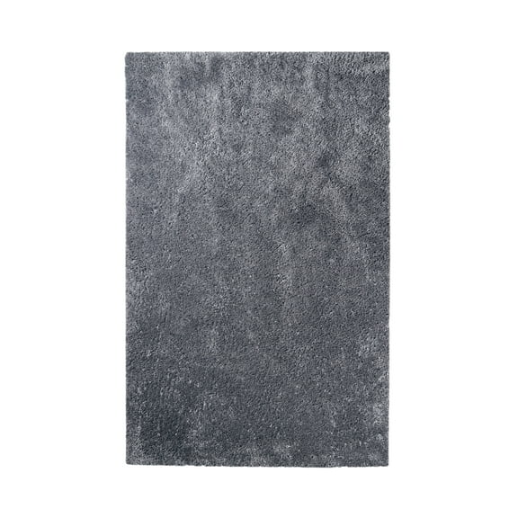 Superior Berlin Indoor Plush Shag Area Rug, 8' x 10', Grey