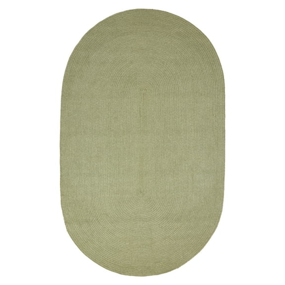 Superior Braided Indoor/ Outdoor Area Rug, 3' x 5', Fog Green