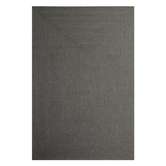 Superior Braided Indoor/ Outdoor Area Rug, 8' x 10', Burgundy
