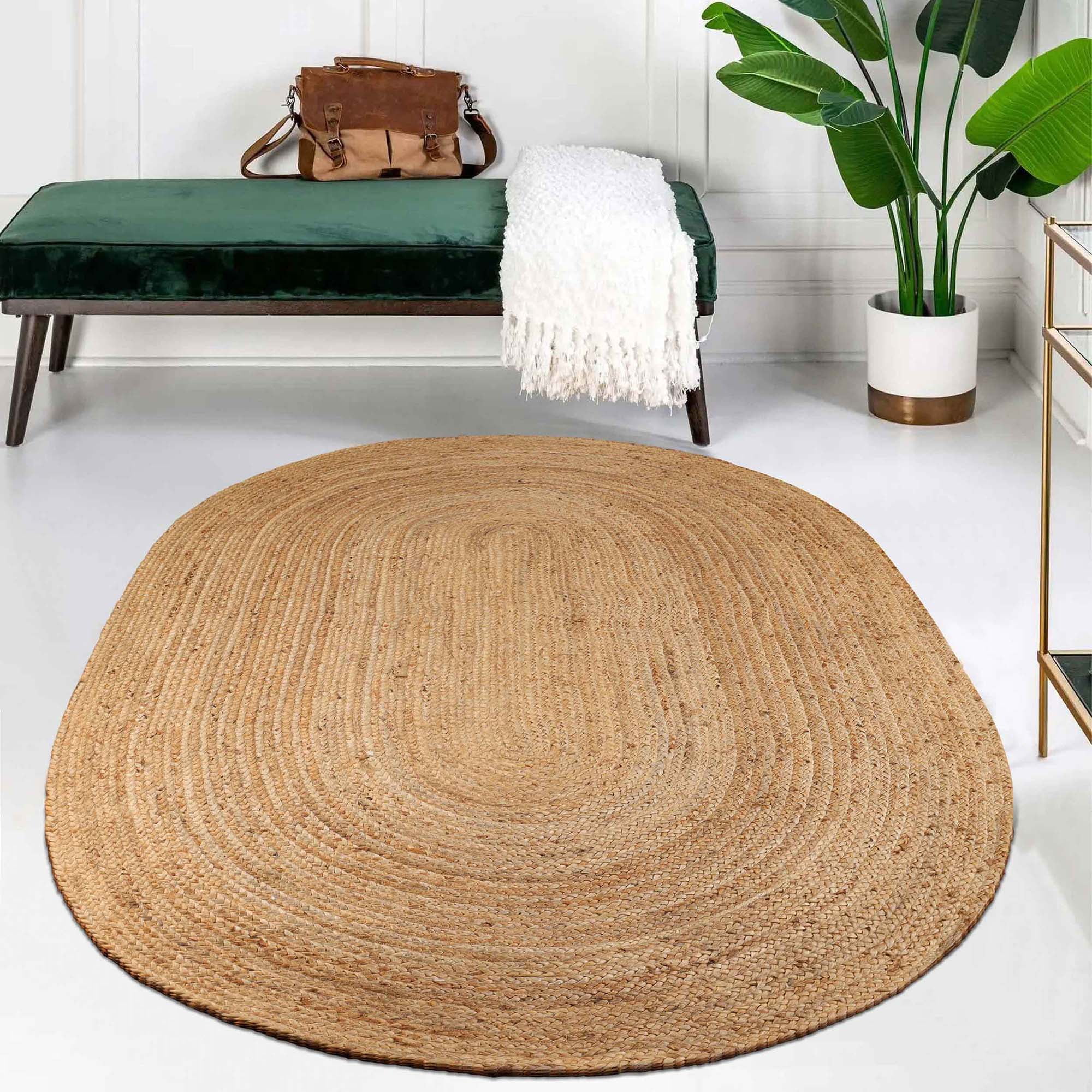 Free Shipping! Superior Braided Jute Handwoven Indoor Outdoor Area Rug ...