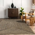 thumbnail image 1 of Superior Braided Jute Handwoven Indoor Outdoor Area Rug, 3' x 5', Black, 1 of 8