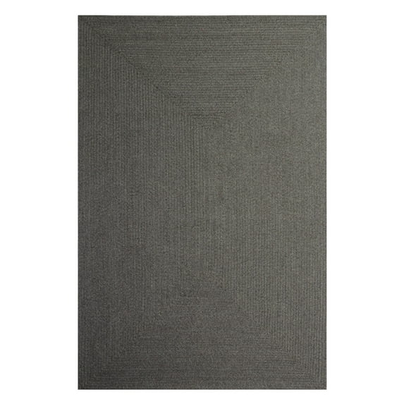 Superior Braided Solid Indoor/ Outdoor Area Rug, 6' x 9', Green