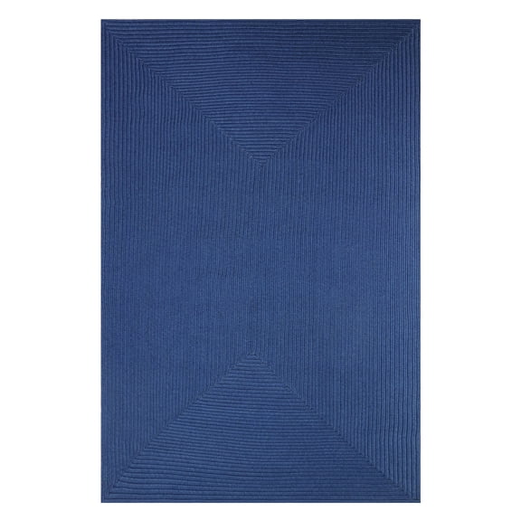 Superior Braided Solid Indoor/ Outdoor Area Rug, 6' x 9', Latte