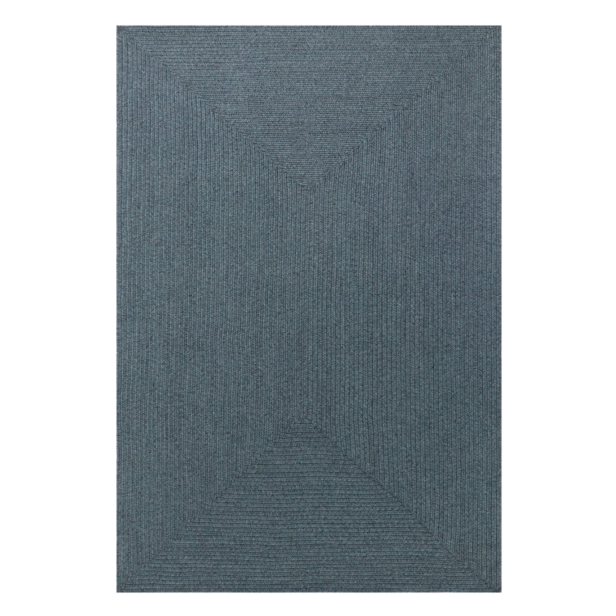 Free Shipping! Superior Braided Indoor Outdoor Area Rug 6' x 9' Slate ...