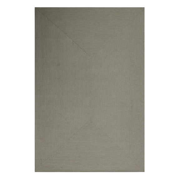 Superior Braided Solid Indoor/ Outdoor Area Rug, 8' x 10', Latte