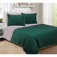 thumbnail image 1 of Superior Brandon Soft Cotton Striped Quilt Set, 1 of 2