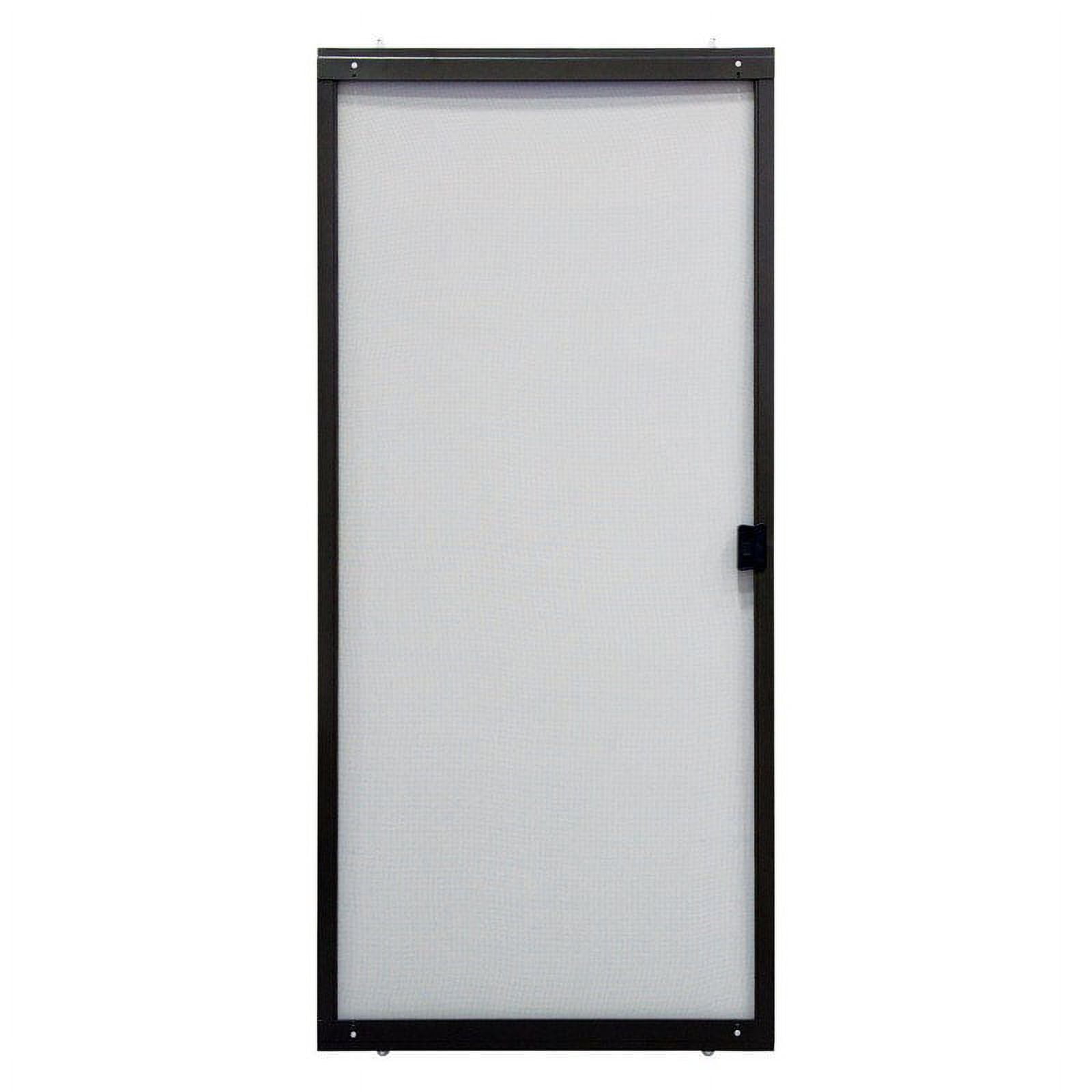 Superior Breezeway Series Roll Form Adjustable Sliding Steel Screen Door 30 " W X 77-5/8 " H Bronze