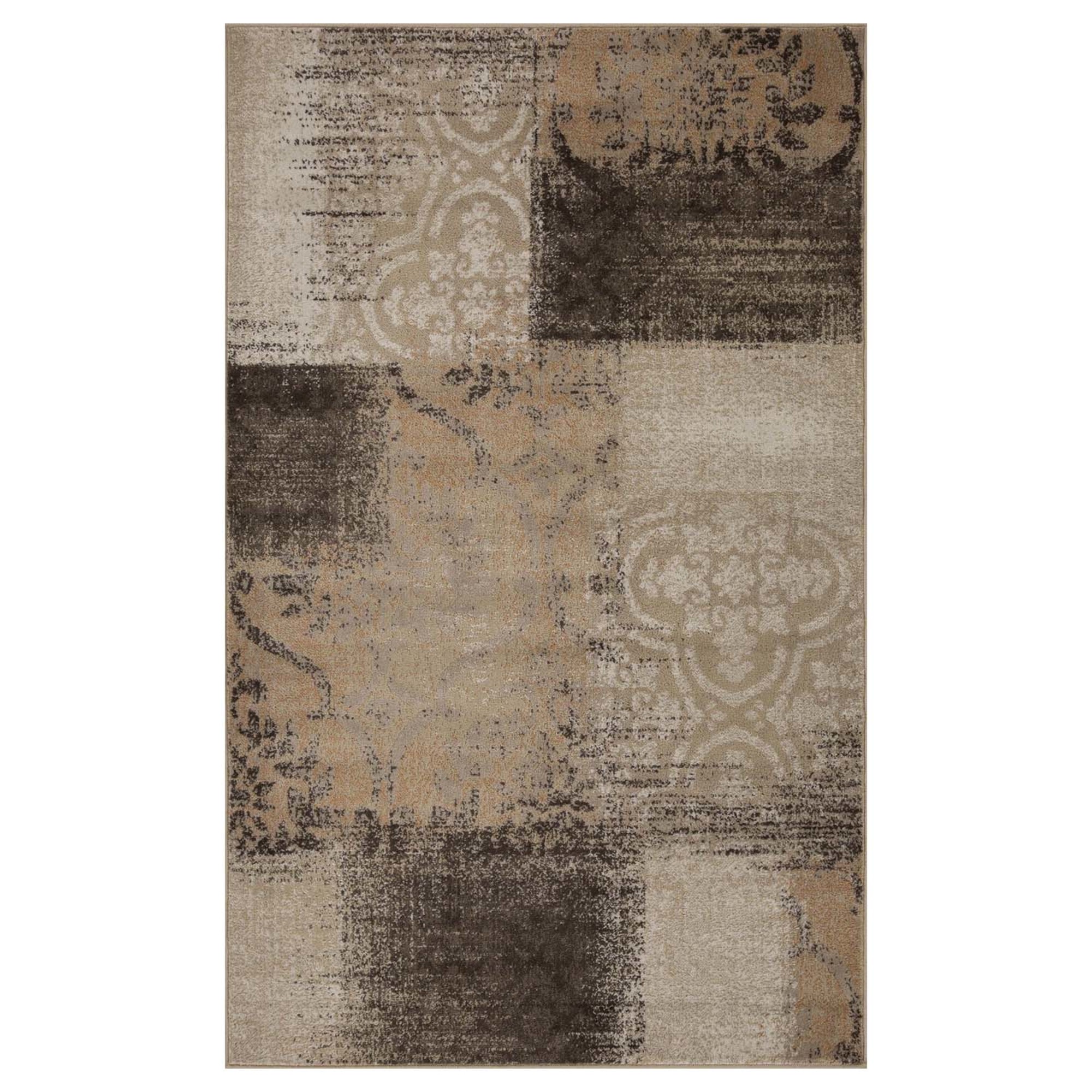 Superior Bristol Rustic Indoor Area Rug, BeigeCamel, 4' x 6'