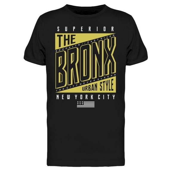 Superior Bronx Urban Style Tee Men's -Image by Shutterstock