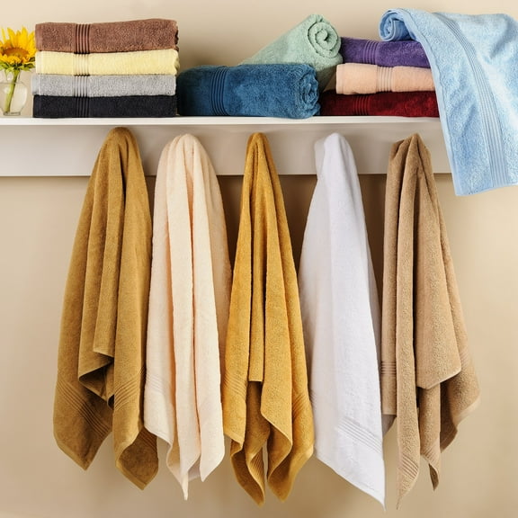 Superior By Luxor Treasures 100% Cotton 2 pc Bath Mat Set