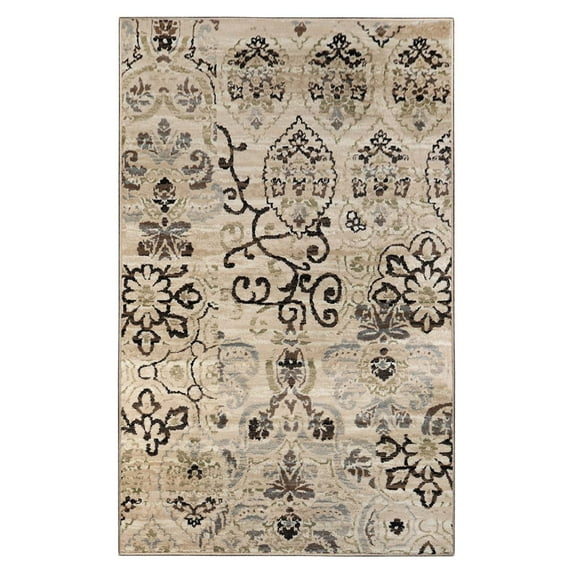 Superior Caldwell Modern Floral Indoor Area Rug, 8' x 10', Beige