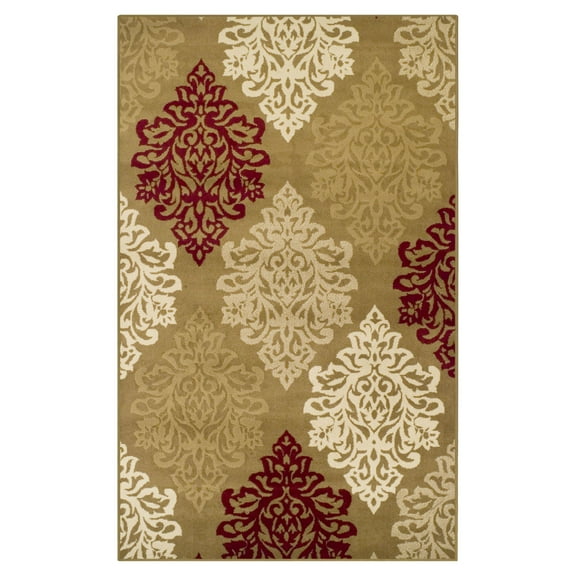 Superior Caldwell Modern Floral Indoor Area Rug, Brown, 8' x 10'