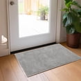 thumbnail image 1 of Superior California Shag Non-Slip Indoor Area Rug, 2' x 3', Silver, 1 of 8