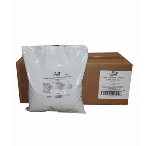 Superior Cappuccino Mix, White Chocolate Caramel, 6/2 lb bags