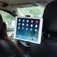 thumbnail image 1 of Superior Car Headrest Mount Tablet Holder Rotating Cradle Back Seat Dock Strong Grip [Black] LGX for Samsung Galaxy Tab S2 9.7 TabPRO 10.1 SM-T520 12.2 8.4, View, Google Nexus 10 - Sony Xperia XA1 XZs, 1 of 6