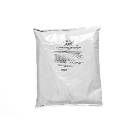 Superior Caramel Macchiato Powdered Cappuccino Mix (1 bag/2 lbs)