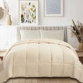 thumbnail image 1 of Superior Classic Reversible Comforter, Twin XL, Ivory, 1 of 10