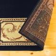 thumbnail image 1 of Superior Classic Elegant Floral Medallion Power-Loomed Indoor Area Rug, Midnight Blue, 5' x 5' Square, 1 of 7