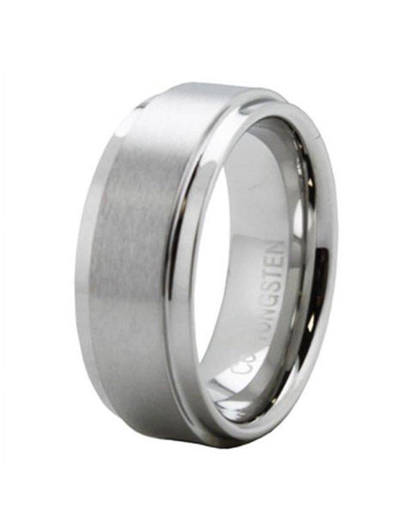 Superior Cobalt Ring with Step Down Edge - Size 9