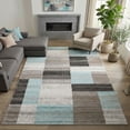 thumbnail image 1 of Superior Modern Geometric Fire Retardant and Anti-Static Indoor Area Rug, 7'x9', Rivulet, 1 of 6