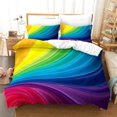 thumbnail image 1 of Superior Colorful Duvet Cover Print Bedding Set King Size For Kid Teen Microfiber Boho Comforter Cover Pillowcases, 1 of 5