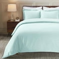 thumbnail image 1 of Superior Cotton Flannel Solid Duvet Cover Set, Full/Queen, Light Blue, 1 of 10