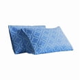 thumbnail image 1 of Superior Cotton Flannel Trellis Pillowcase Set, King, Light Blue, 1 of 8