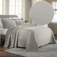 thumbnail image 1 of Superior Celtic Circle Cotton Decorative Bedspread and Sham Set, Queen, Platinum, 1 of 10