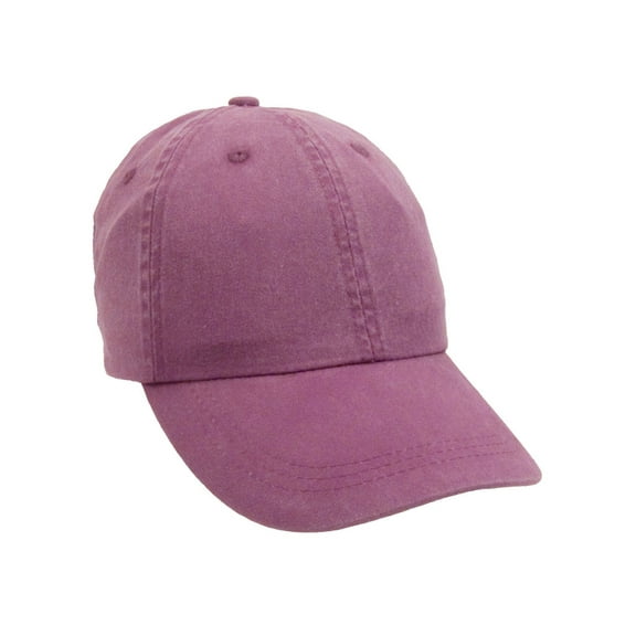 Superior Cotton Low Profile Fabric Strap Cap - Cardinal