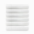 thumbnail image 1 of Superior Cotton Rich White Hotel Quality Flat Bed Sheets, Set of 6, King, 1 of 4