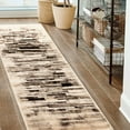 thumbnail image 1 of Superior Culver 2' 7" x 8' Runner Rug, Washed Brick Indoor Rugs for Living Room Bedroom, Black, 1 of 4
