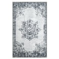thumbnail image 1 of Superior Decklan Floral Medallion Non-Slip Indoor Area Rug 5' x 8', Grey, 1 of 6