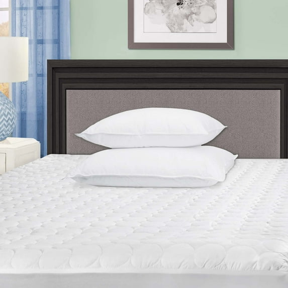 Superior Microfiber Deep Pocket Quilted Mattress Pad, Twin Size