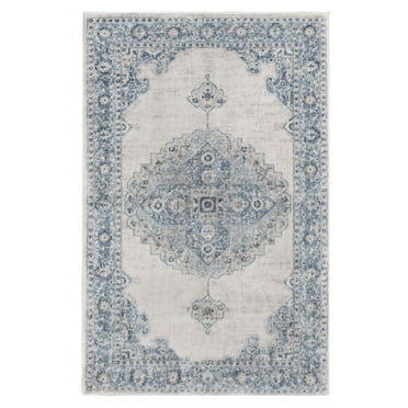 Superior Demelza Medallion Indoor Area Rug, 10' x 14', Blue